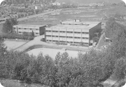 1982년 3월 개교 당시 광명시 학교 교사 전경