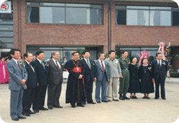 1990년 2월 김수한 추기경님 본교 방문 축성식