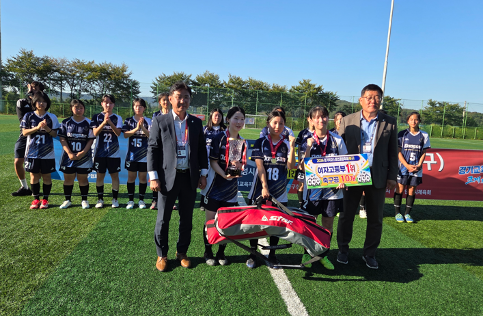 여자축구부 도대회 우승!!