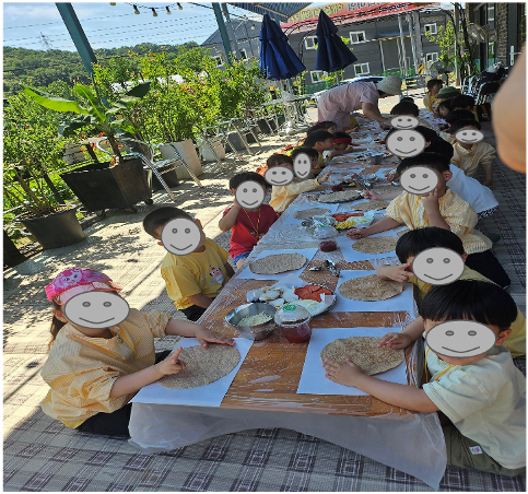 바다반 꽃우물식물원 카페 체험학습을 다녀왔어요.