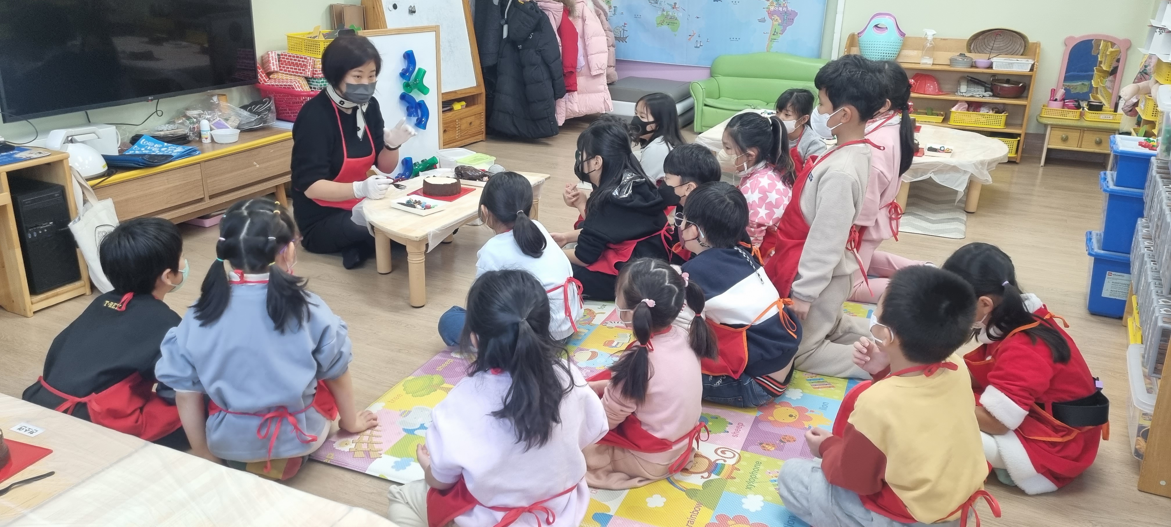 그루터기반 크리스마스케이크 만들기