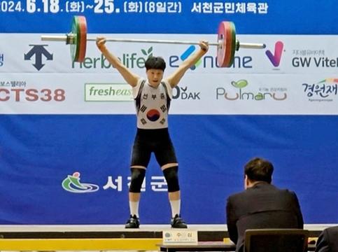 선부중학교 역도부  전국역도선수권대회 3관왕